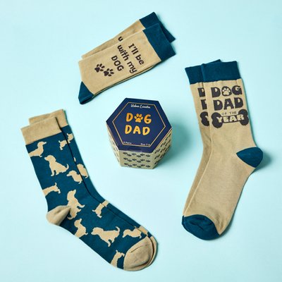 Men's Best Dog Dad Socks Gift Set