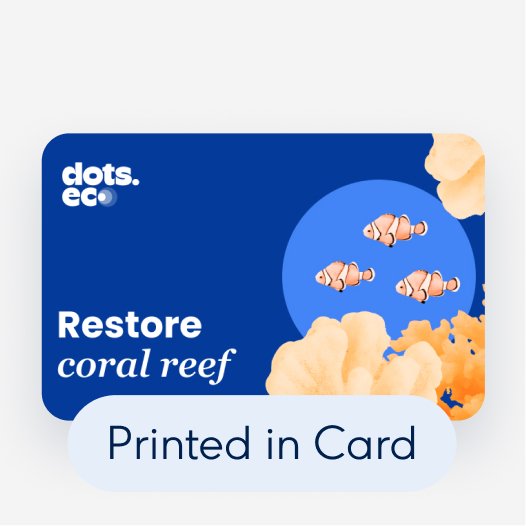 Dots.eco - Restore Coral Reef UK £10 Digital Gift Card