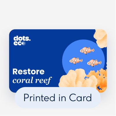 Dots.eco - Restore Coral Reef UK £10 Digital Gift Card