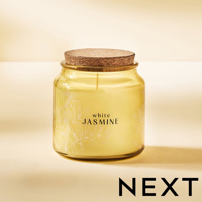 NEXT White Jasmine Jar Candle