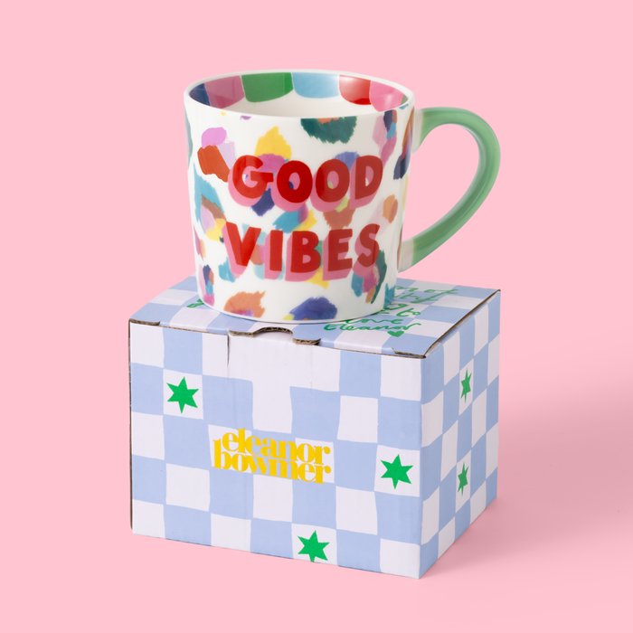 Eleanor Bowmer Good Vibes Mug & Gift Box