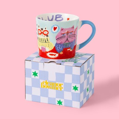 Eleanor Bowmer Cat Club Mug & Gift Box