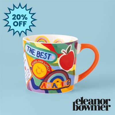 Eleanor Bowmer Thank You Teacher Mug & Gift Box
