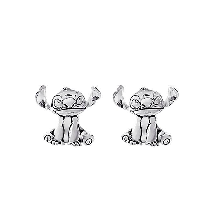 Disney Lilo & Stitch Silver plated Stitch Stud Earrings