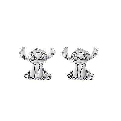 Disney Lilo & Stitch Silver plated Stitch Stud Earrings