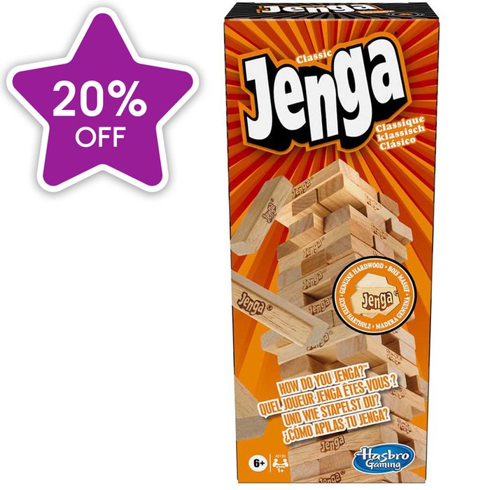 Jenga Classic Stacking Game