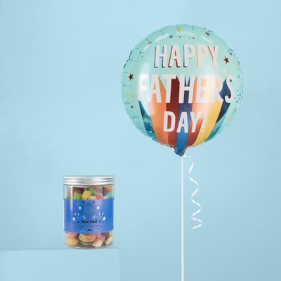 Happy Father's Day Balloon and Sweets Gift Set