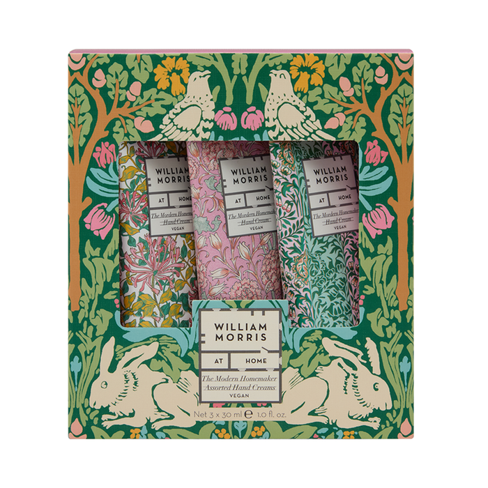 William Morris At Home The Modern Homemaker Assorted Hand Creams (3x30ml)