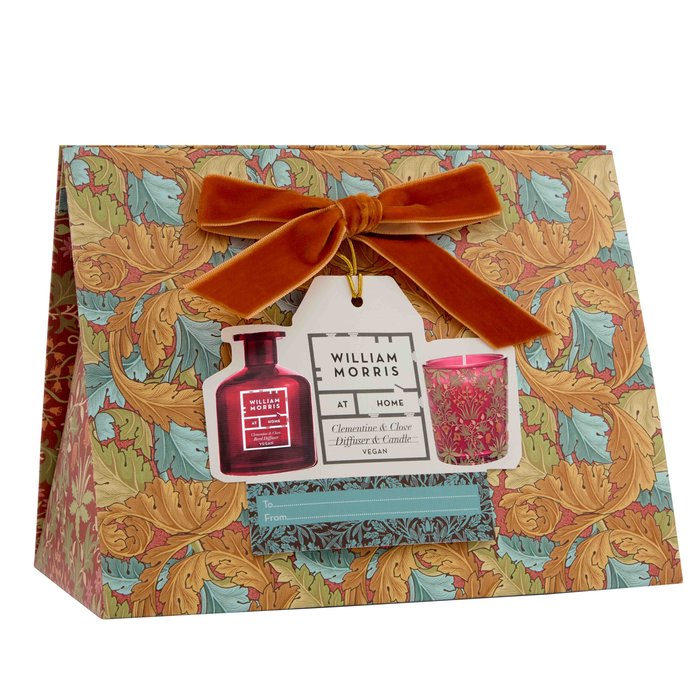 William Morris Oak & Willow Diffuser & Candle Set