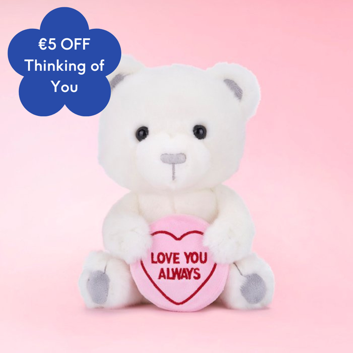 Swizzels Love Hearts  Love You Always Bear Soft Toy
