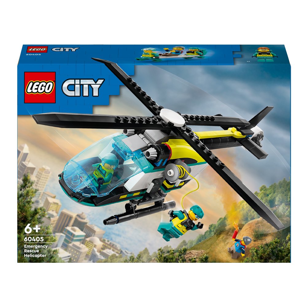 Lego City Lego Emergency Rescue Helicopter (60405) Toys & Games