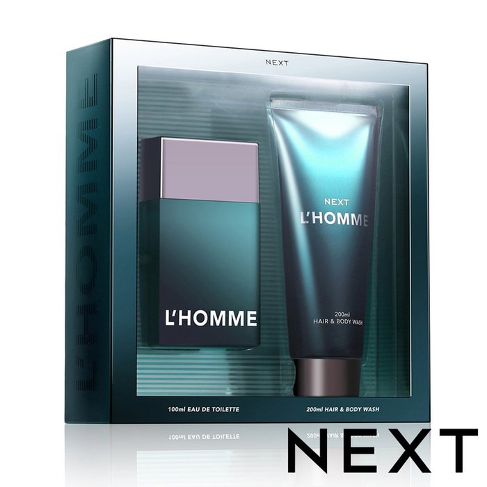 NEXT L'Homme 100ml Eau De Toilette Body Wash Gift Set