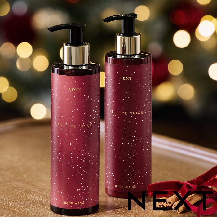 NEXT Festive Spice Hand Wash & Moisturiser set