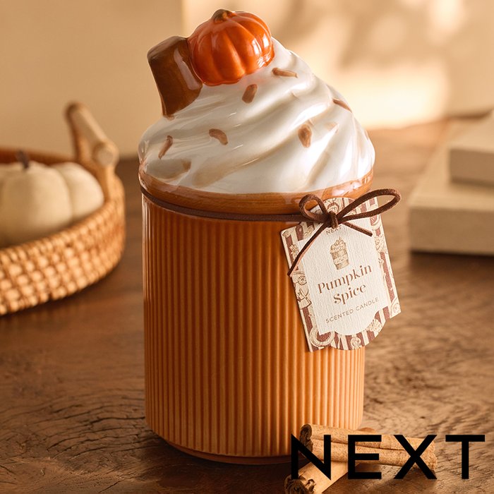 NEXT Pumpkin Spice Pumpkin Latte Gourmand Candle