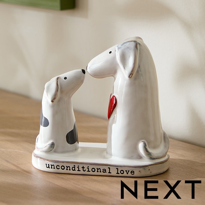 NEXT Ceramic Sentiment Dog