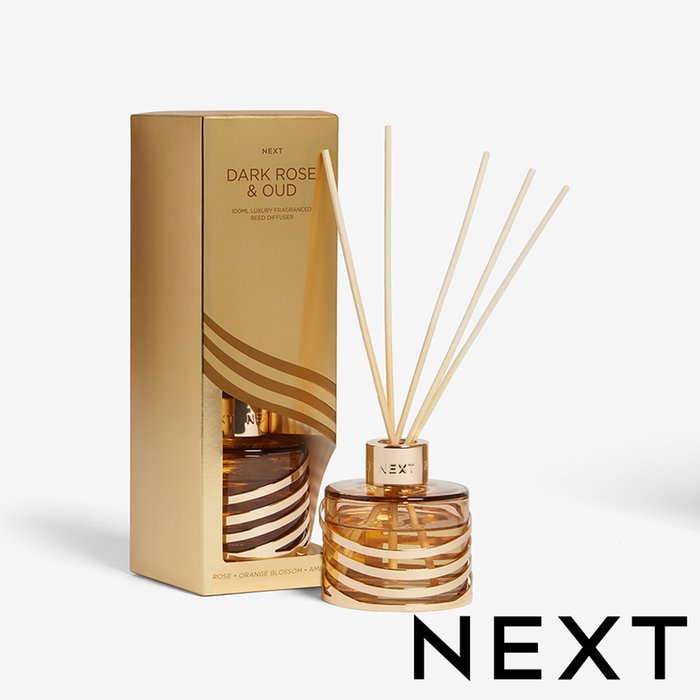 NEXT Dark Rose and Oud 100ml Fragranced Reed Diffuser