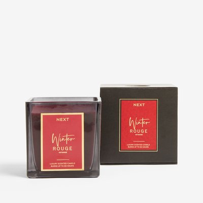 NEXT Winter Rouge Glass Candle