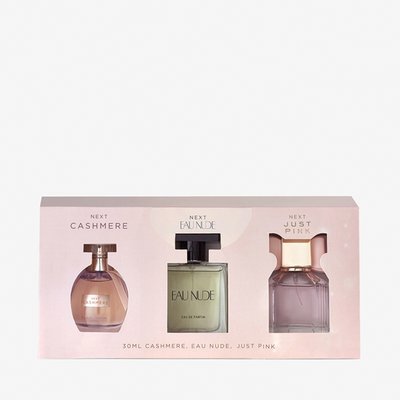 NEXT Set of 3 Just Pink, Cashmere and Eau Nude 30ml Perfume Set