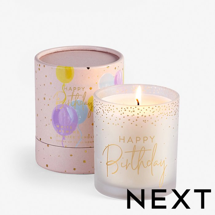 NEXT Multi Happy Birthday Balloon Candle