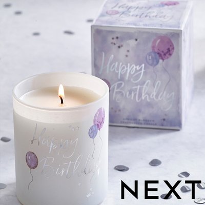 NEXT Happy Birthday Jasmine Scented Candle