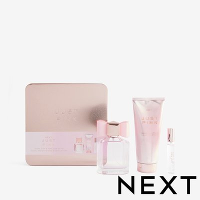 NEXT Just Pink 100ml and 10ml Perfume with 200ml Body Lotion Gift Set