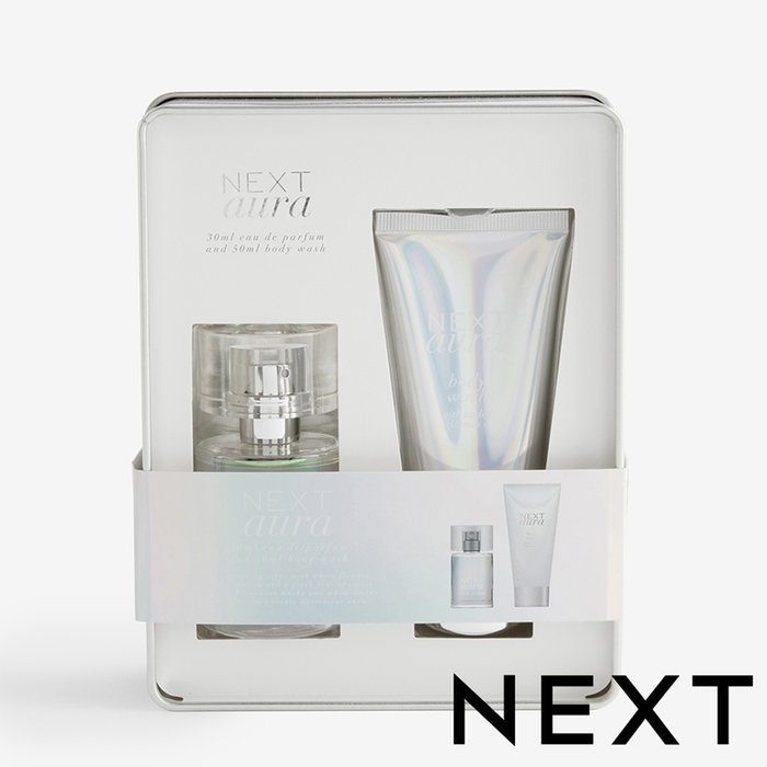 NEXT Aura 30ml Perfume and 30ml Body Wash Gift Set