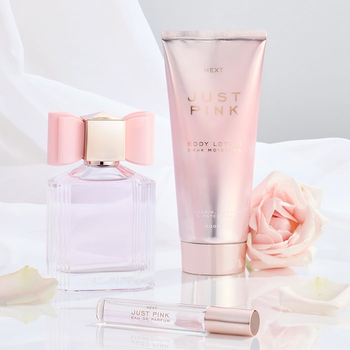 NEXT Just Pink Mini Perfume and Toiletries Collection with Makeup