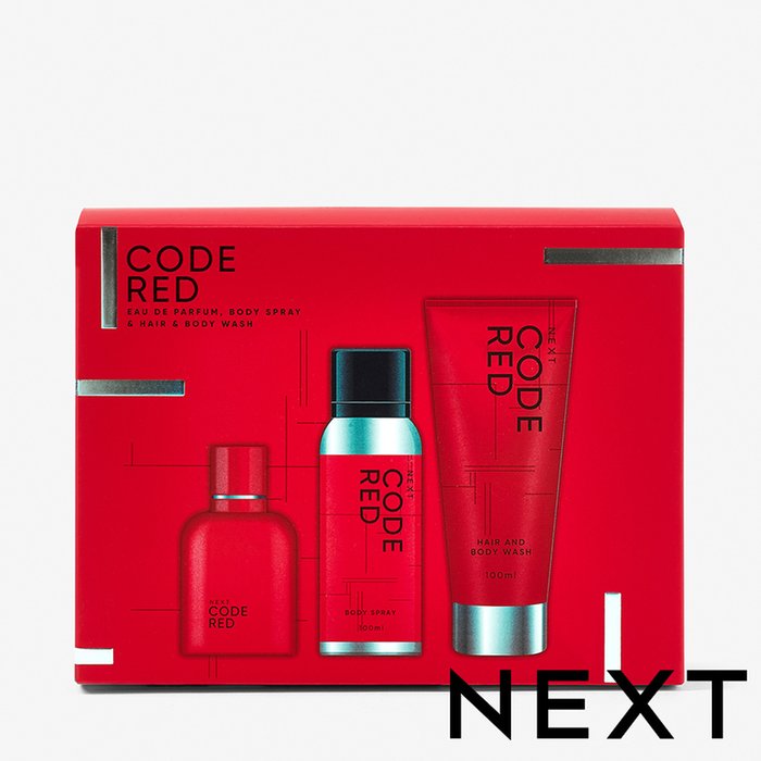 NEXT Code Red 30ml Eau De Parfum, Bath and Body Gift Set