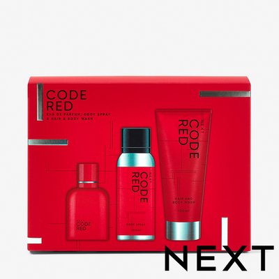 NEXT Code Red 30ml Eau De Parfum, Bath and Body Gift Set