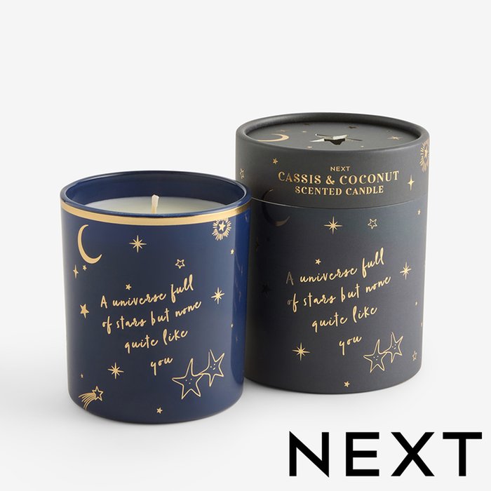 NEXT A Universe Full of Stars Boxed Candle