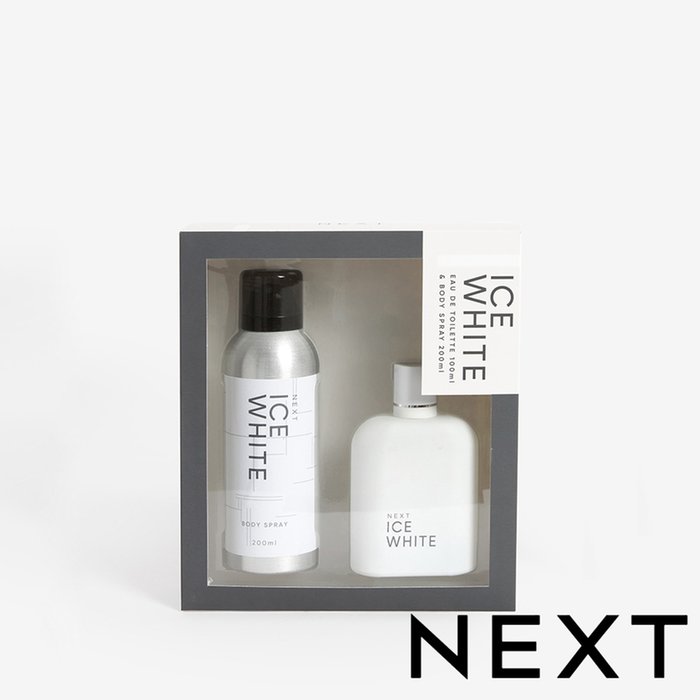 NEXT Ice White 100ml Eau De Parfum and Body Spray 200ml Gift Set