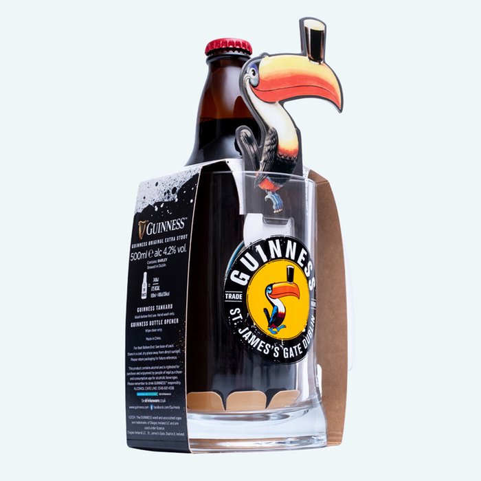 Guinness Tankard, Bottle & Opener