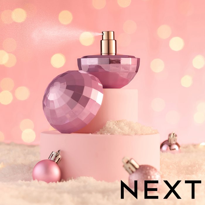 NEXT Just Pink 50ml Limited Edition Disco Ball Eau de Parfum