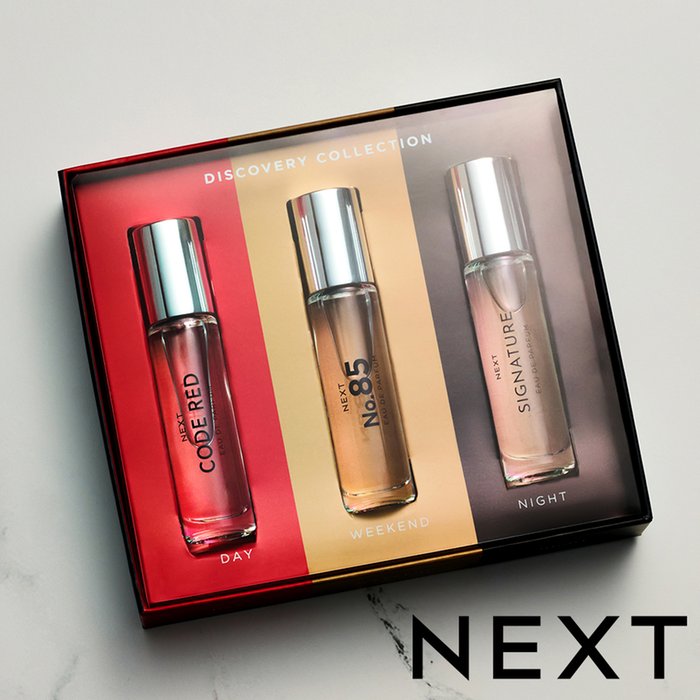 NEXT Set of 3 10ml Eau de Parfum Discovery Collection Gift Set