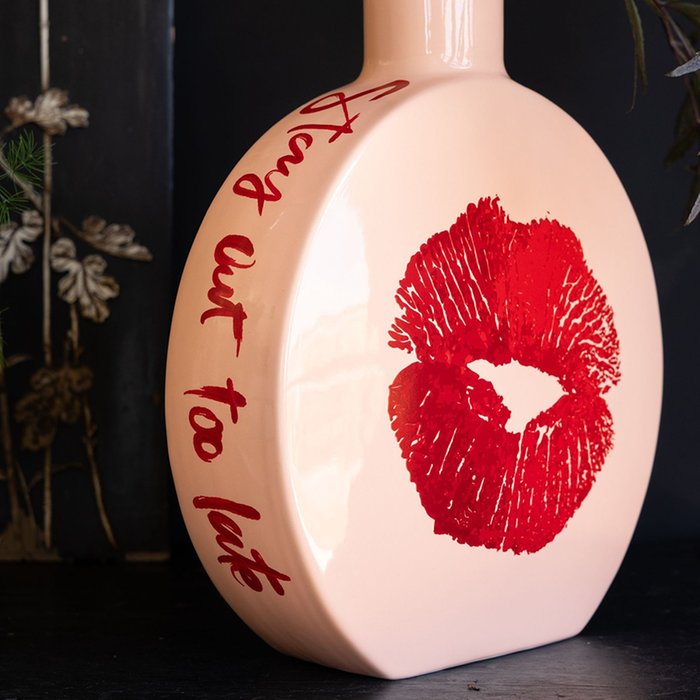 Rockett St George Red Lips Statement Vase