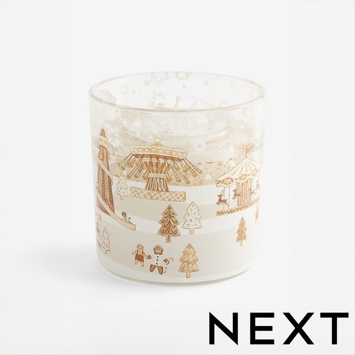 NEXT Gingerbread Light Up Candle