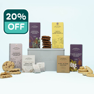 Cartwright & Butler Brew & Biscuits Tin Hamper