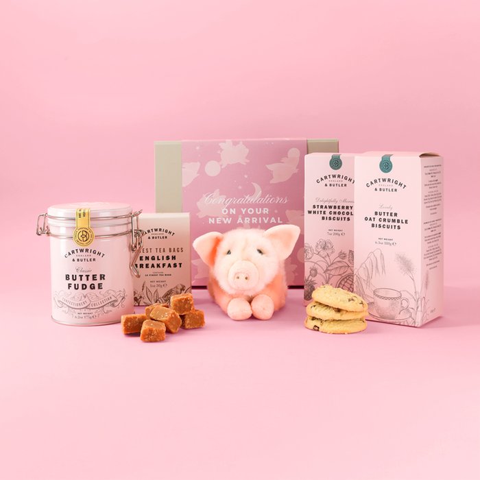 Cartwright & Butler New Arrival Baby Girl Hamper