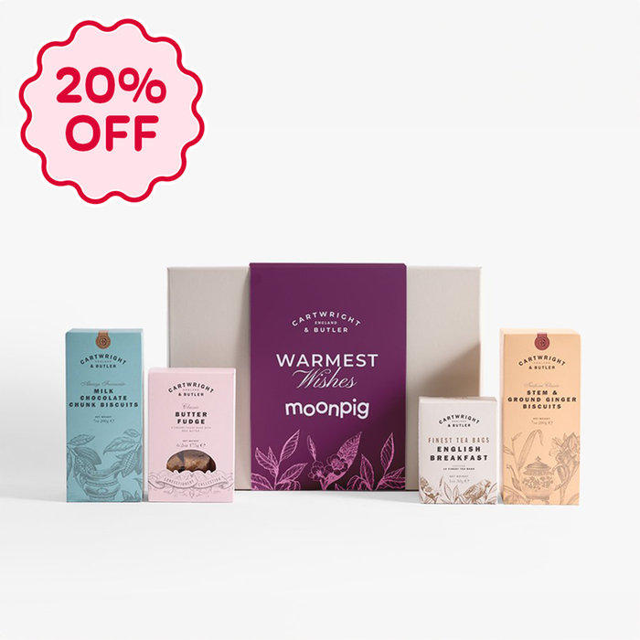 Cartwright & Butler Warmest Wishes Tea and Biscuits Hamper