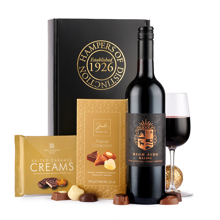 Red Wine & Chocolate Hamper