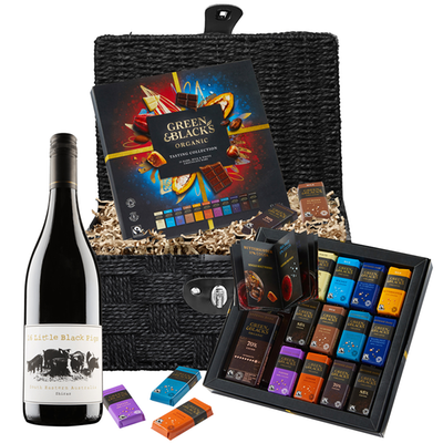 Green & Black's Chocolate & Red Wine Basket