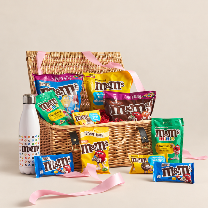 M&M's Chocolate 11 Piece Wicker Hamper