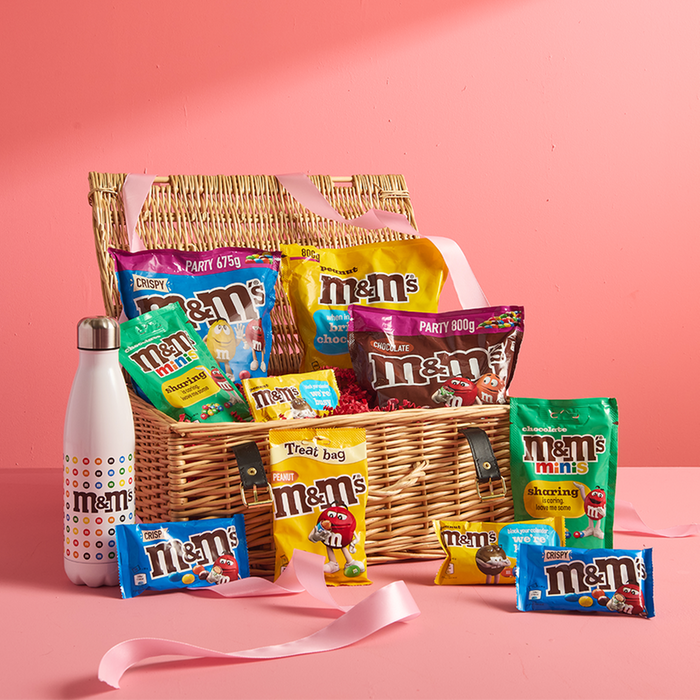 M&M's Wicker Hamper
