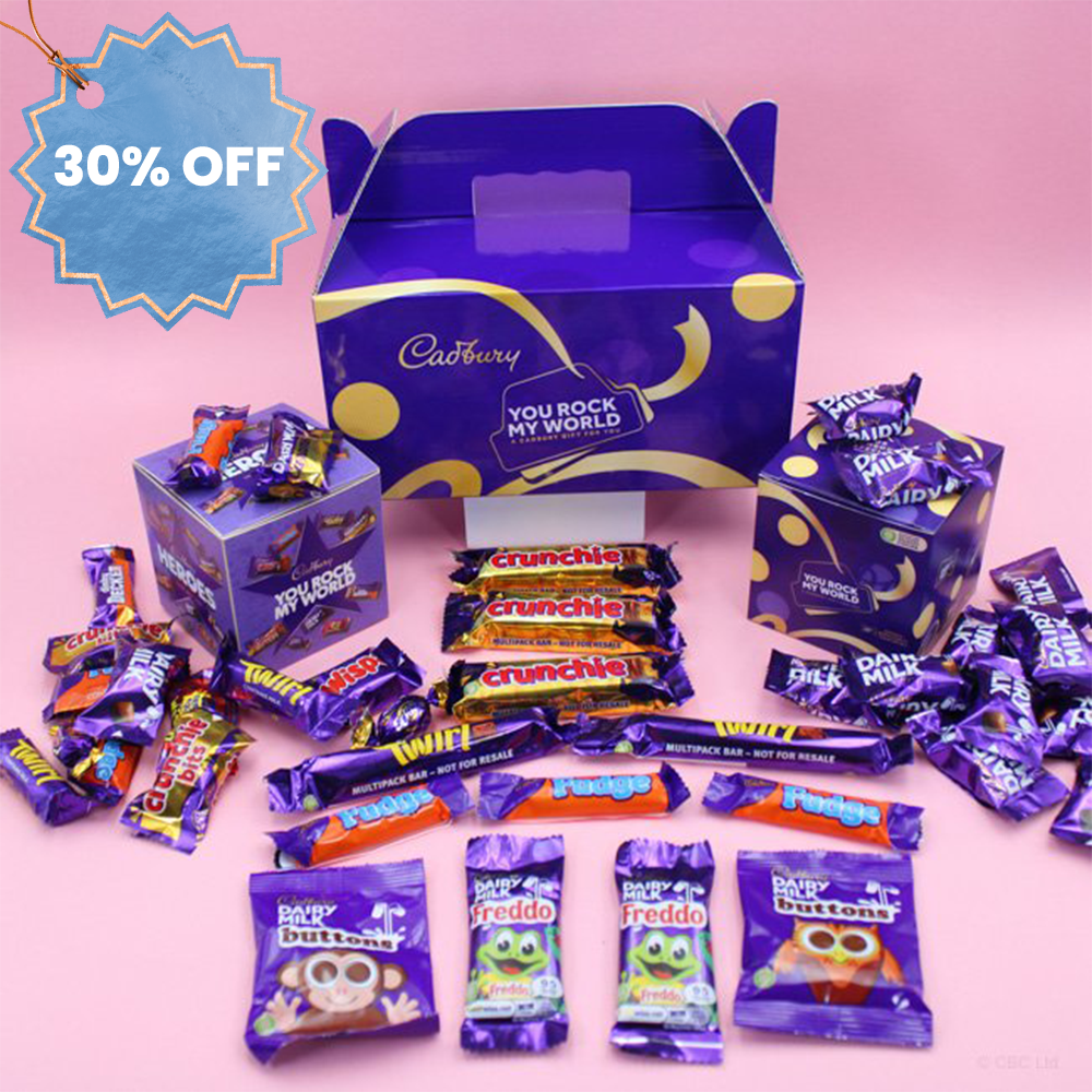 Cadbury You Rock My World Gift Box Hamper 593G