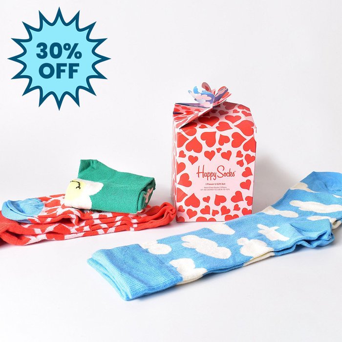 Happy Socks Adults I Flower You 3pk Socks