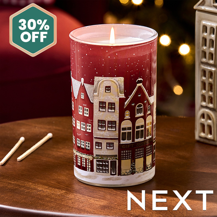 NEXT Orange & Patchouli Pillar Candle