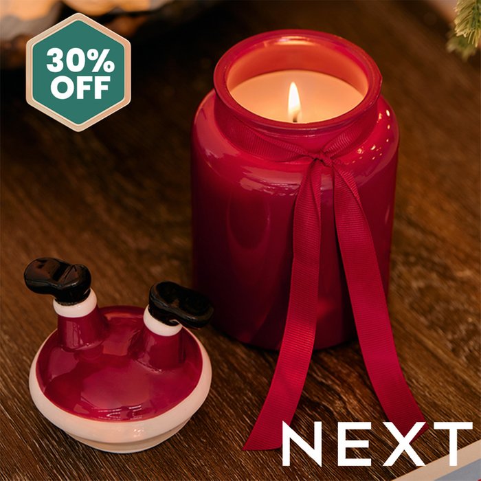 NEXT Novelty Santa Candle