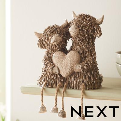 NEXT Brown Hamish The Highland Cow Ornament