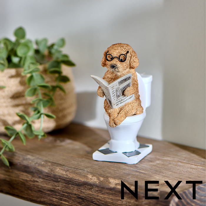 NEXT Natural Charlie The Cockapoo Bathroom Ornament