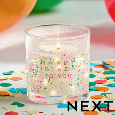 NEXT Happy Birthday Light Up Scented Candle